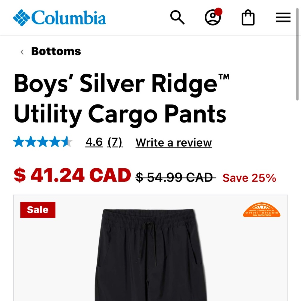 XXS KIDS CARGO PANTS , NEVER WORN.